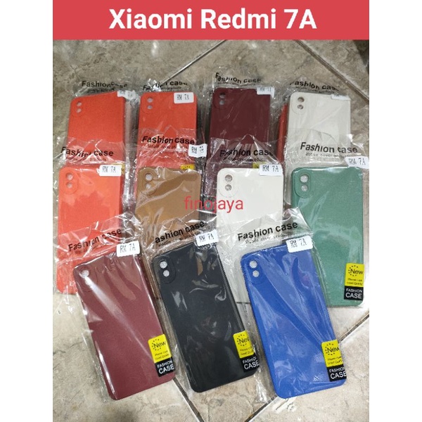 Softcase Xiaomi Redmi 7A Silikon Casing Selicon Case Macaron Pelindung Pro Camera