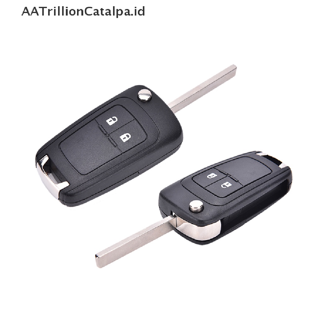 Aatrillioncatalpa Rumah / Casing Kunci Remote Mobil 2 Tombol Plastik Warna Hitam Untuk Chevrolet Epica LOVA Spark