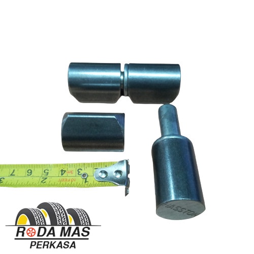 Engsel Bubut Kuping 27mm 1" Inch Engsel Pintu Besi Pagar Besi Hasston RMP