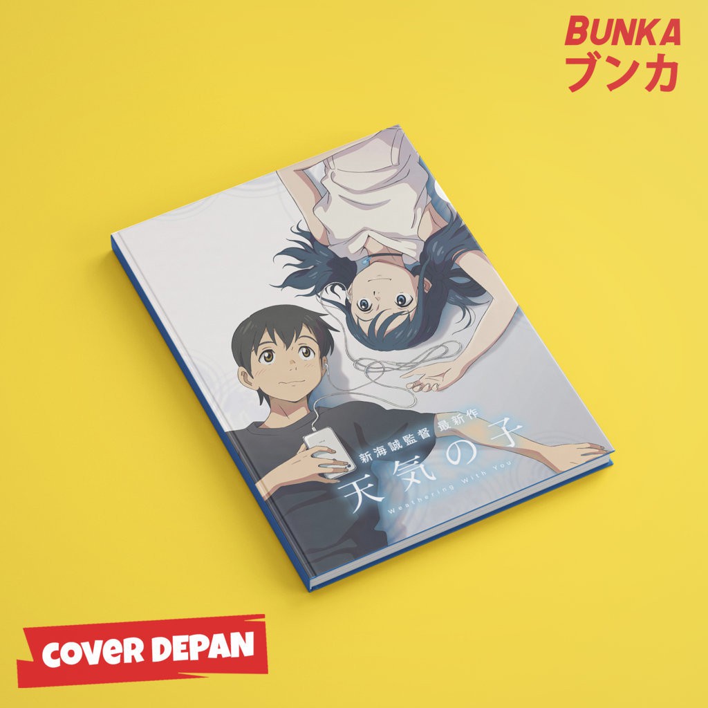 

Notebook Anime Tenki no Ko B Hardcover A5 Buku Tulis Catatan Note Agenda Planner Jurnal