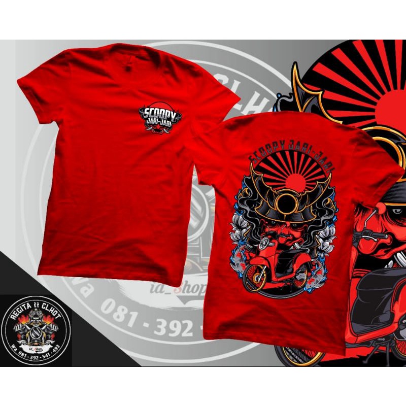 kaos motor Scoopy modifikasi
