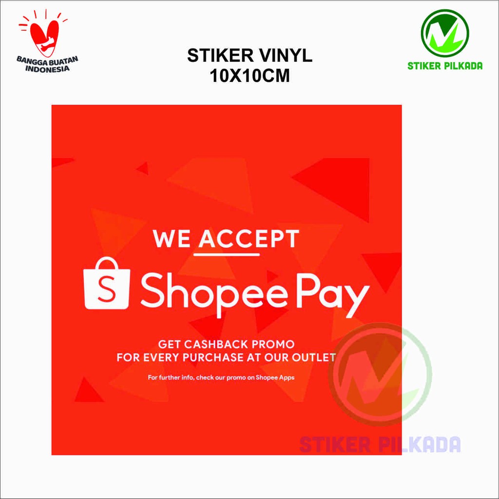 

STIKER VINYL WE ACCEPT SHOPEEPAY