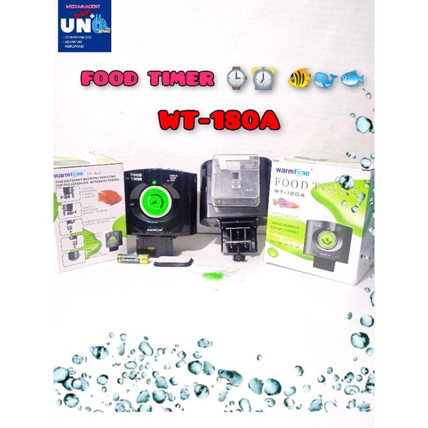 FISH FOOD TIMER PENGATUR PEMBERI MAKANAN AOTOMATIS WT-180A(murah)