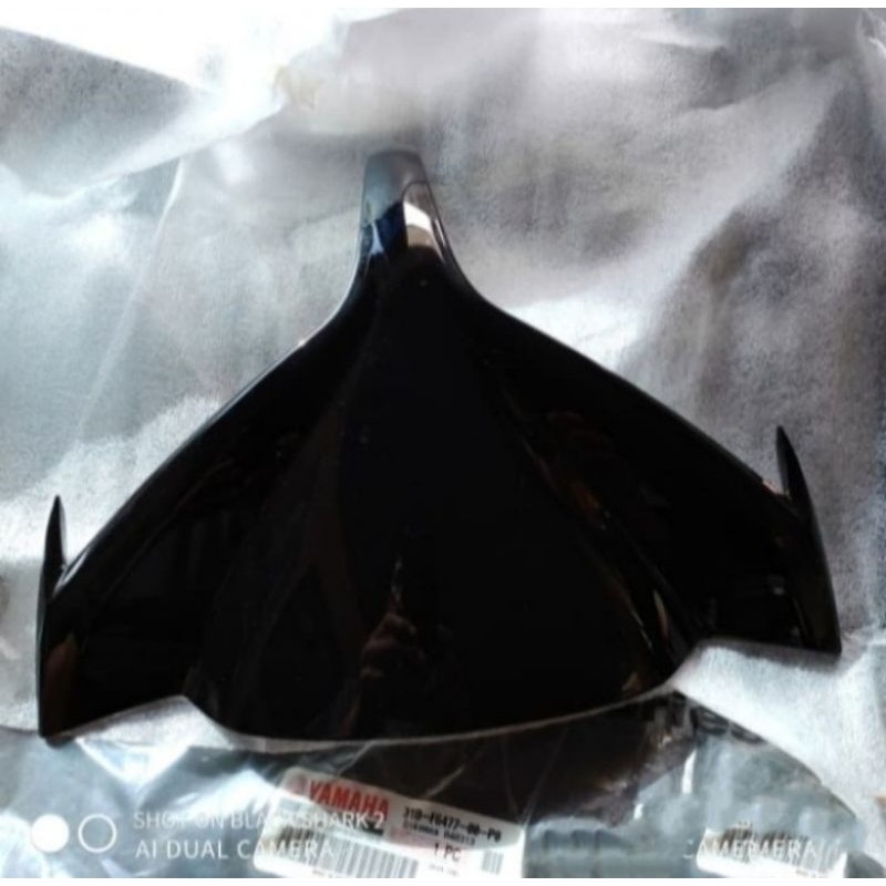 visor batok depan jupiter Z new 2010 hitam. 31B-F6477-00-P0