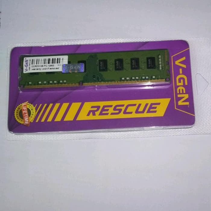 RAM DDR3 V-GeN RESCUE 4GB PC12800/1600Mhz LongDimm (Memory PC VGEN)