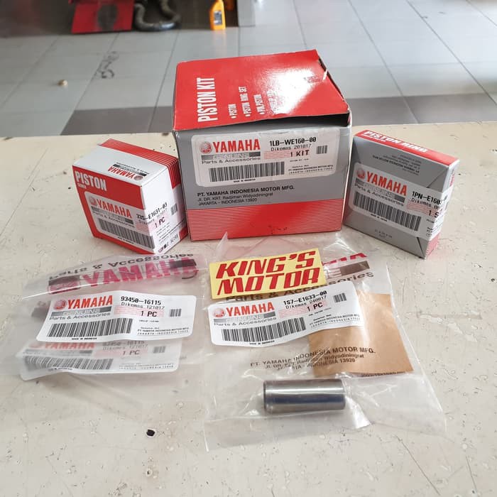 PISTON KIT XEON KARBU, XEON RC, XEON GT125 / GT 125 ASLI YAMAHA