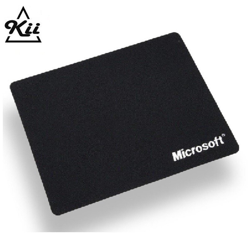 MSM-X3 Microsoft Mouse Pad 23x19cm - Tatakan Mouse - Alas Mouse Hitam