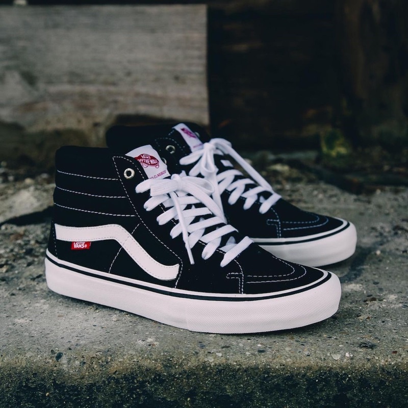 V4NS SK8-HI PRO BLACK/WHITE ORIGINAL 100%