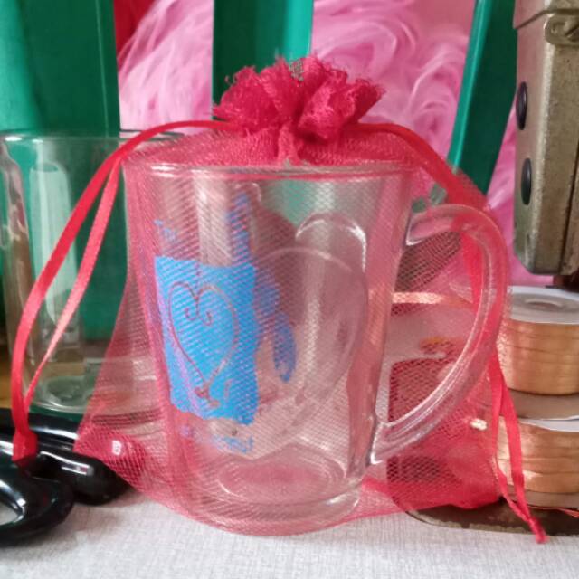 MURAHkantong/ sarung tile gelas mug zar.uk.15x18cm