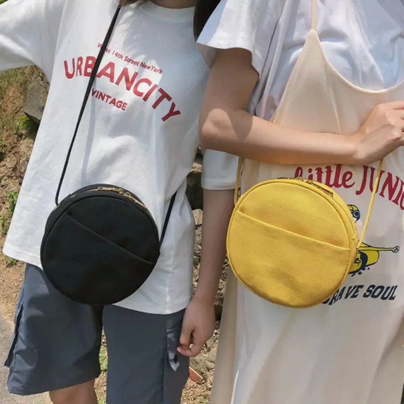 TAS SELEMPANG WANITA MINI POPULER 2020 OVAL STYLISH GAYA TERBARU GADIS REMAJA TAS SELEMPANG WANITA