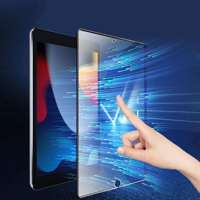 Pelindung Layar Tempered Glass Anti Jatuh Untuk iPad 9 8 7 Air 5 4 3 Pro 11 9.7 10.2 10.5 2018 2021 2022 2020 Edge iPad Mini 4 5 6 7.9 8.3