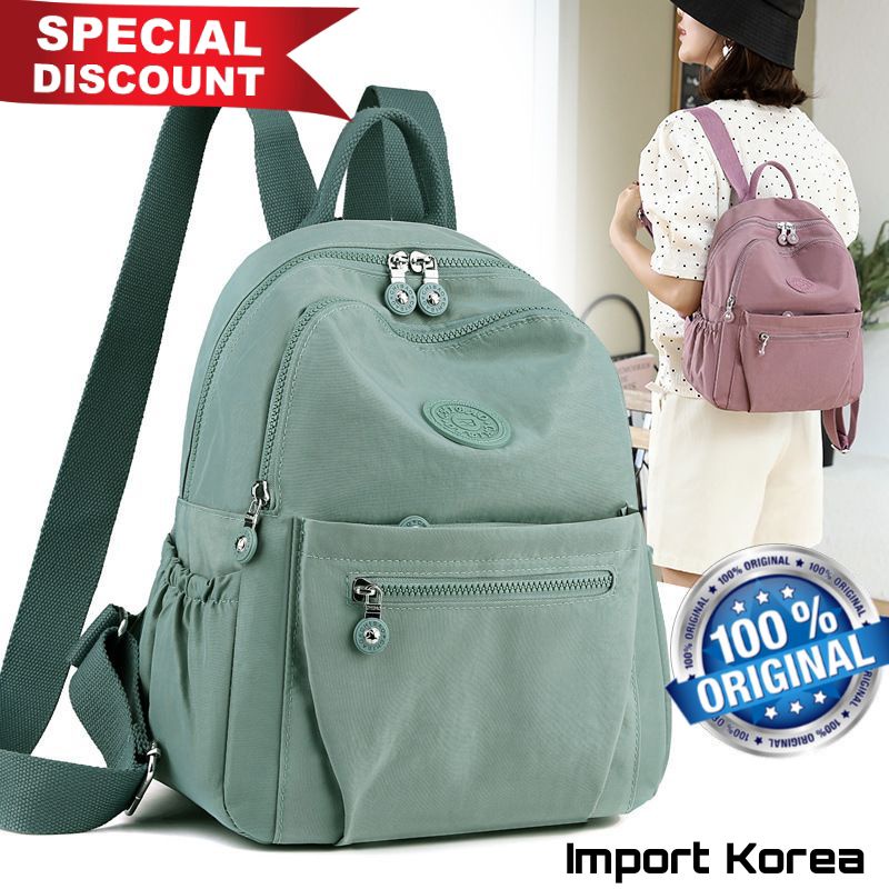 ORIGINAL Tas Ransel Chibao Wanita IMPORT KOREA Tebal Anti Air Best Seller Terbaru