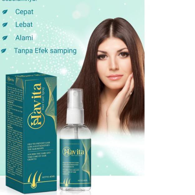 ☟ Havita Hair Care Spray Original Penumbuh Rambut Solusi Rambut Rontok ▼