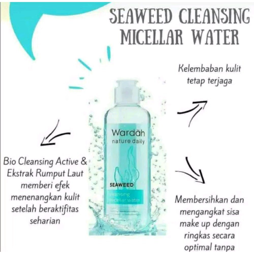 WARDAH NATURE DAILY SEAWEED CLEANSING MICELLAR WATER