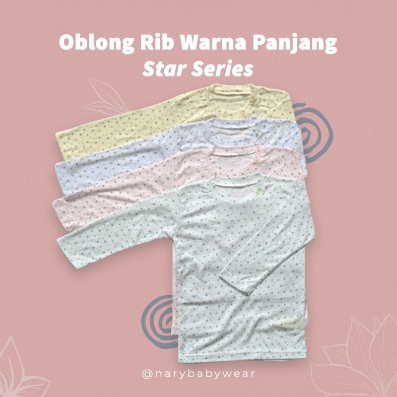 NARY Atasana Oblong Tipis Panjang- Atasan Tipis Bayi Star Series