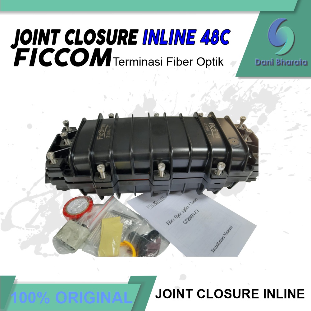 Joint Closure Inline 72C Ficomm Fiber Optic Closure 72 Core