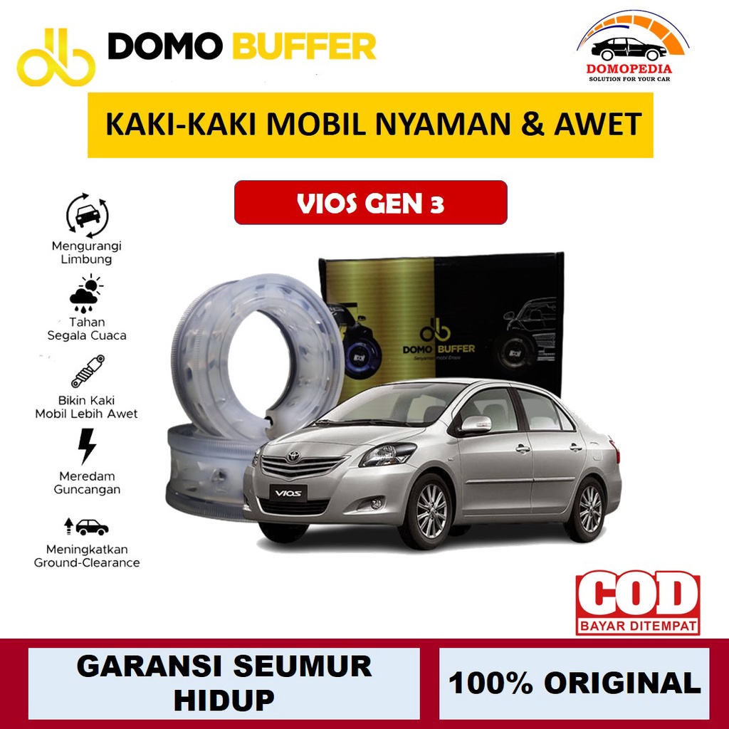 Domo Buffer Vios Gen 3 Karet Peredam Guncangan Damper Shock Mobil