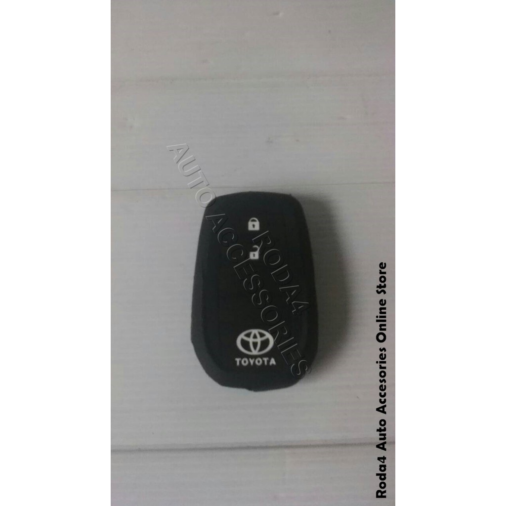 Cover Remote / Kunci Silicone / Karet All New Innova 2015 Type Q Black