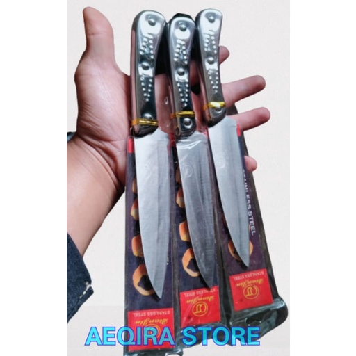 1PCS PISAU STAINLESS STEEL/PISAU DAPUR /PISAU TAJAM/PISAU MURAH .BISA COD