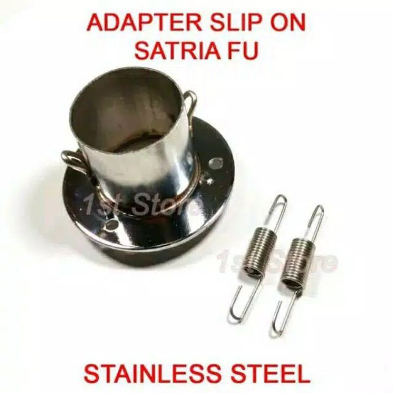 slincer knalpot racing lonerider adaptor inlet 50 mm fu bobokan lone rider ckd bedelan cbu supra x 125 bukan ori-Adaptor pir