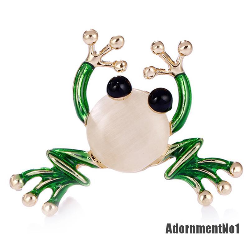 (Adornmentno1) Bros Pin Enamel Desain Katak Kecil Lucu Untuk Unisex