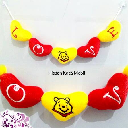 BONEKA HIAS KACA MOBIL POOH gantungan kaca mobil / hiasan kaca mobil Murah