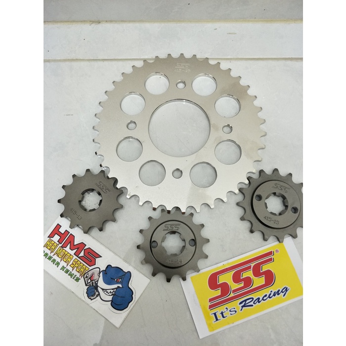 BISA COD GEAR - GIR SSS DEPAN BELAKANG 415 MOTOR YAMAHA-HONDA-SUZUKI