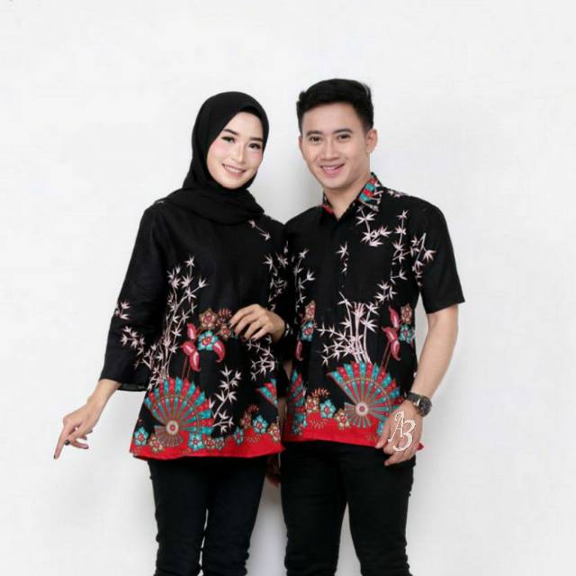 Maura Couple - Sania Ruffle Batik Couple