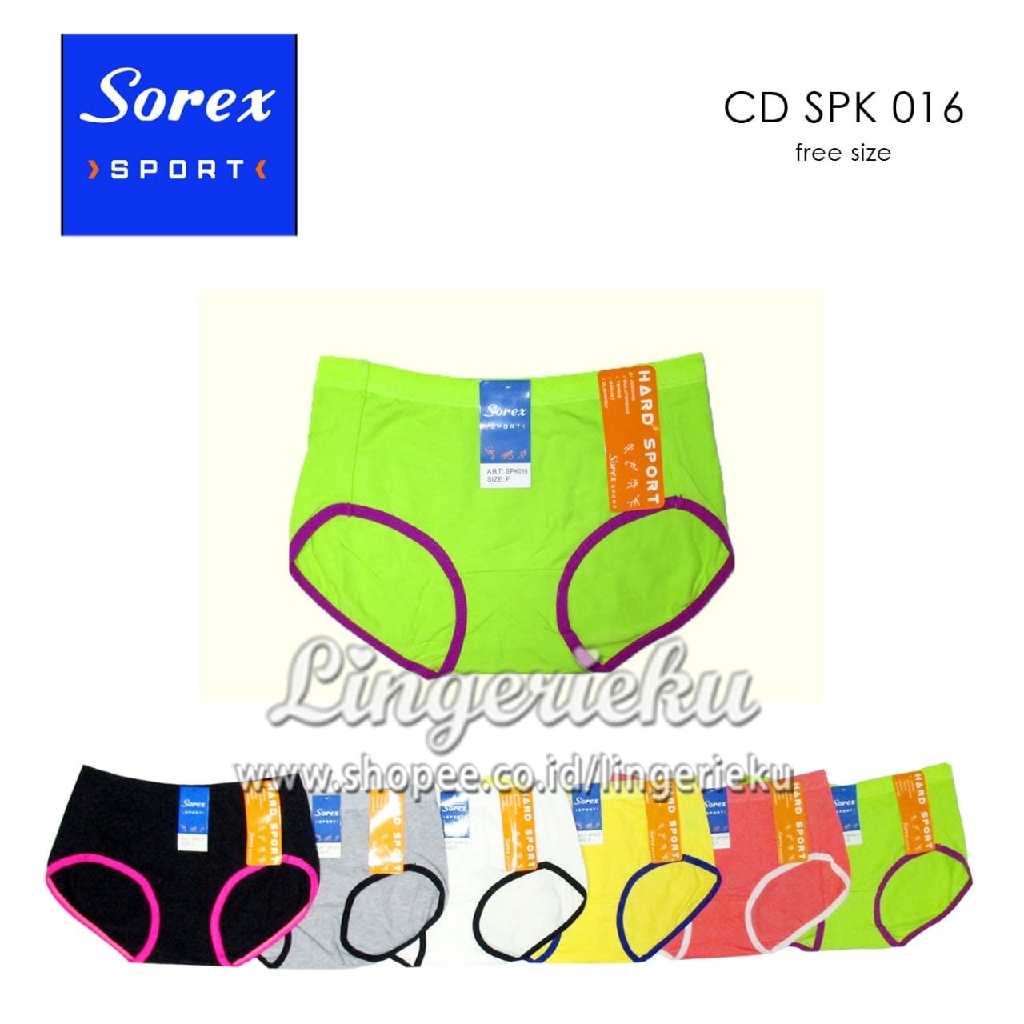 Sorex SPK 016 CD Celana Dalam Wanita Basic Olahraga Sport Panty