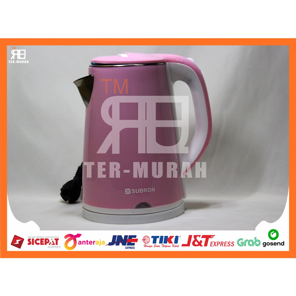 TEKO TERMOS LISTRIK KETTLE ELECTRIK SUBRON PINK