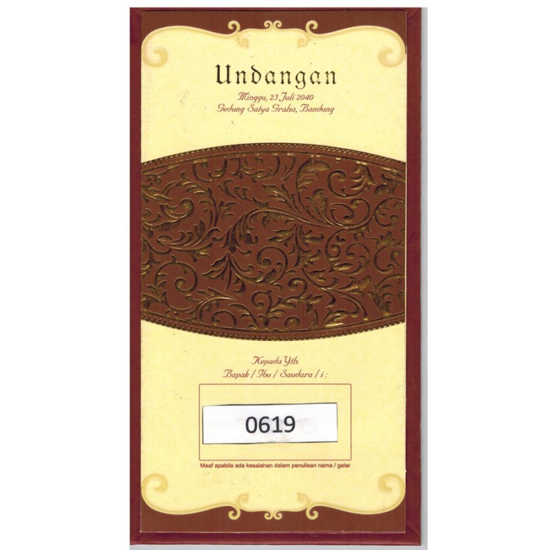 Undangan Pernikahan I Erba 88136