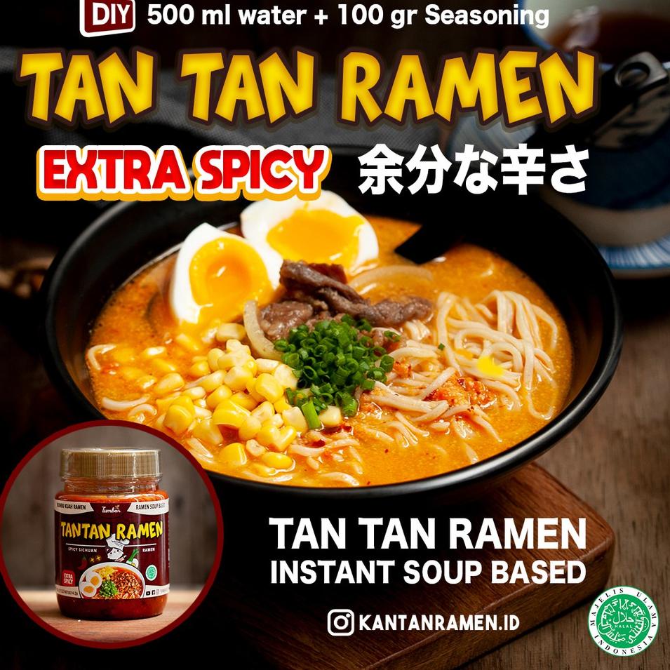 

{A-IZR {✔ Bumbu Instant Ramen - Halal ( Tantan Ramen - Extra Spicy ) - 300 gram {kekinian