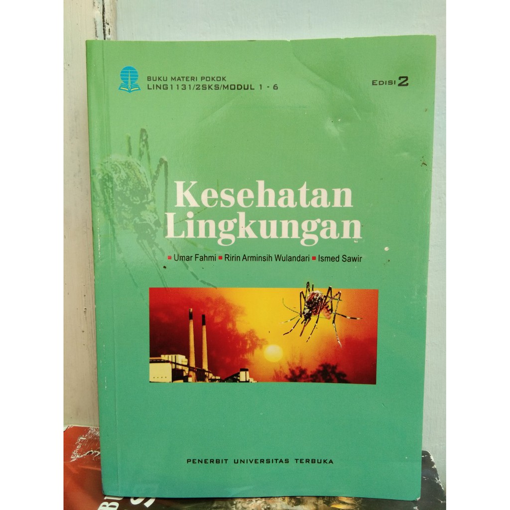 Buku Materi Pokok Kesehatan Lingkungan Edisi 2 - Umar Fahmi | Shopee