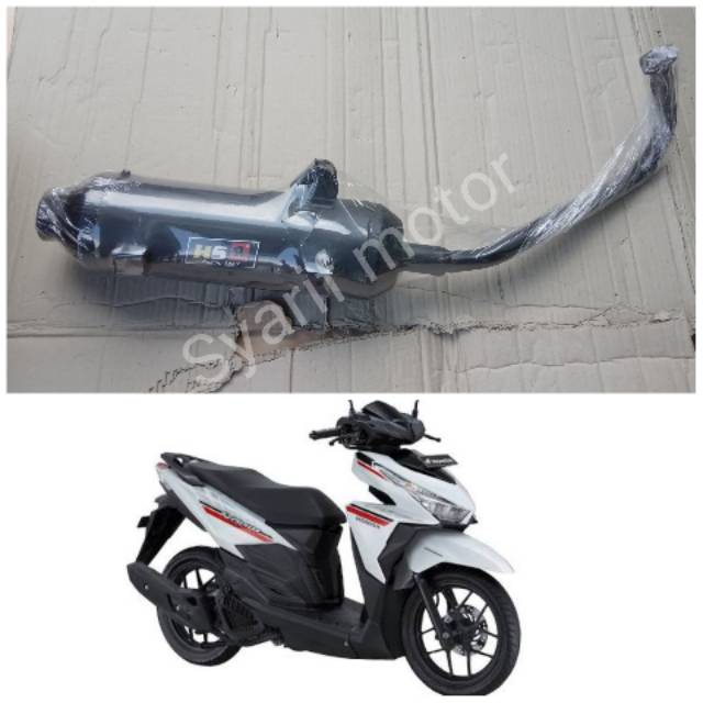 Knalpot racing bobokan vario 125-150 led merek hsr