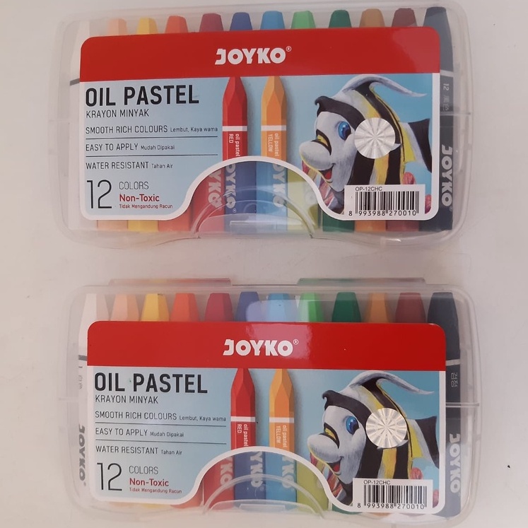 

Krayon Joyko OP-12CHC Isi 12 Warna/Crayon 12pcs/Krayon Minyak/Oil Pastel