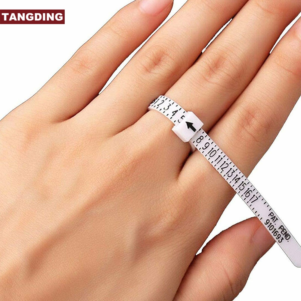 【COD Tangding】Measuring Instrument Finger Ring Standard Soft Ruler Mouth Size Tool Meter