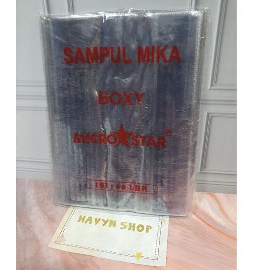 

Miliki 60lembar SAMPUL BUKU PLASTIK MIKA ✓