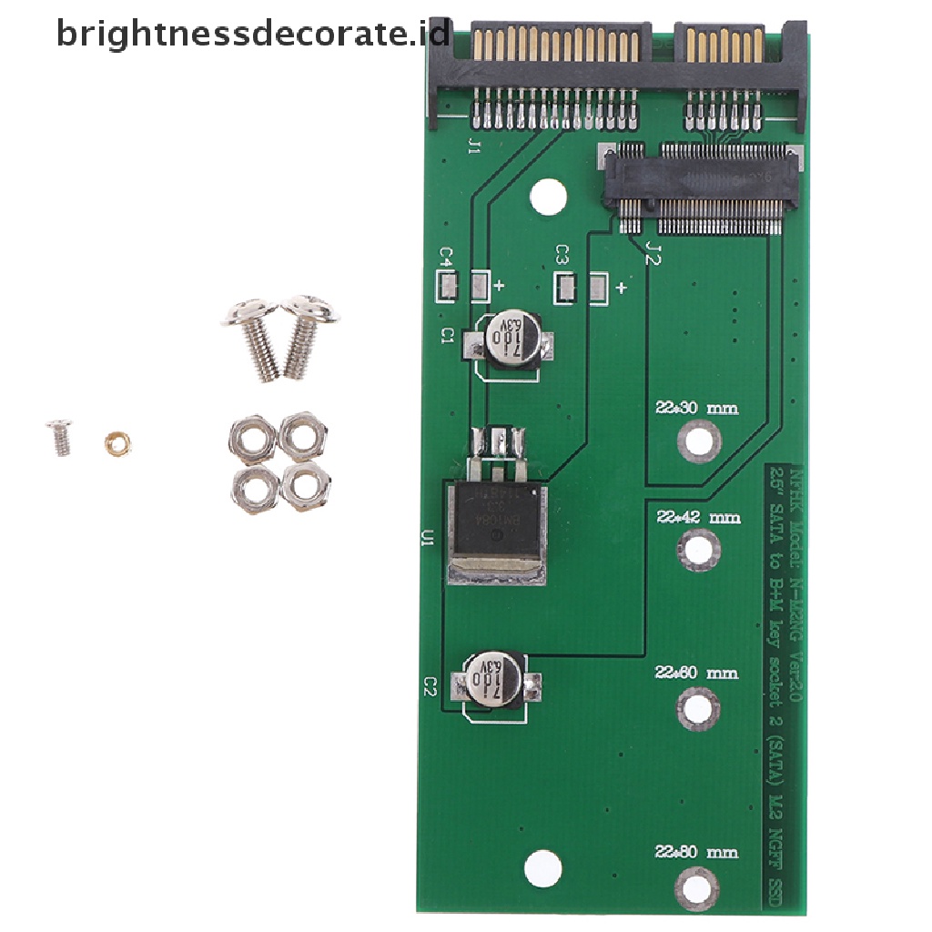 (Birth) Adapter Konverter Ssd Ke Sata 2.5 &quot;M.2 Ngff Ssd Ke M2