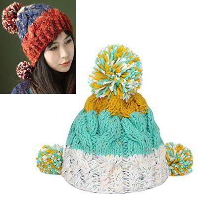 Topi Fashion KPOP Big Ball Decorated Twist Design R868DF