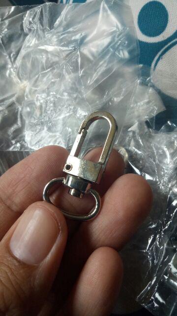 (1pc) Kait Model Gembok 1,2cm Nikel Tebal