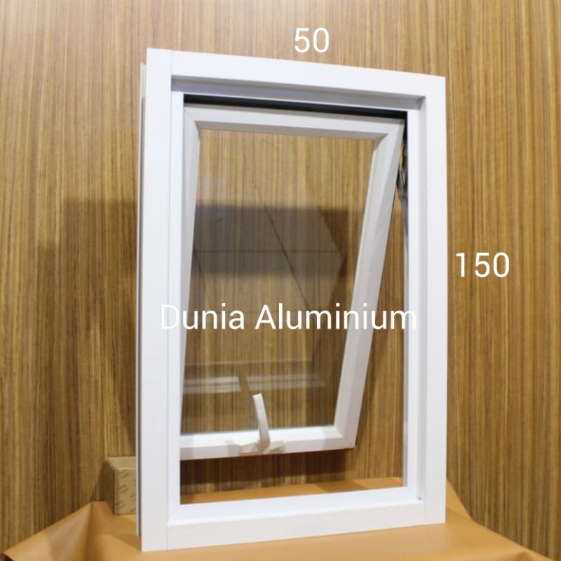 Jendela Aluminium / alumunium 50 x 150
