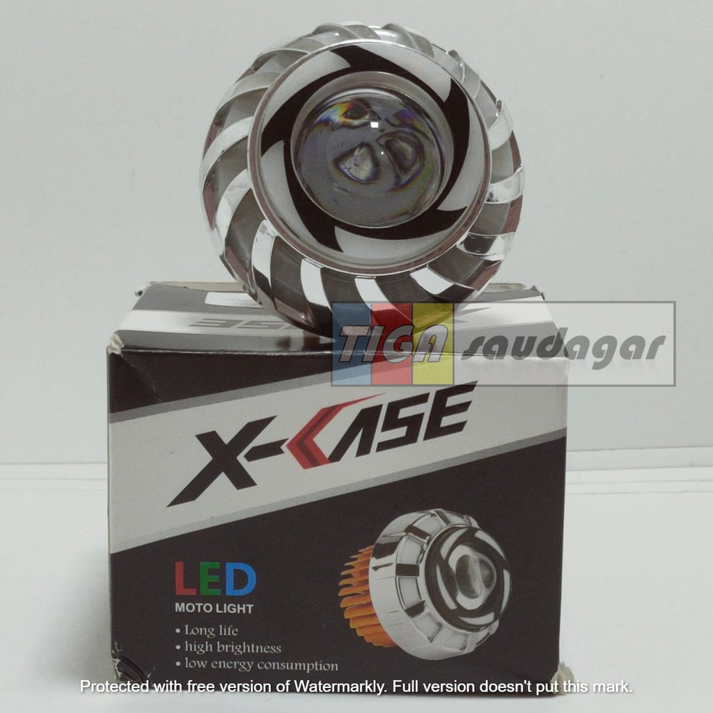 LAMPU MOTOR LED SABIT PROJIE DEPAN HEADLAMP MINI LONGSTAY FLASH-1