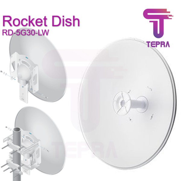 Ubiquiti RD-5G30-LW Rocket Dish 5G 30dBi LW