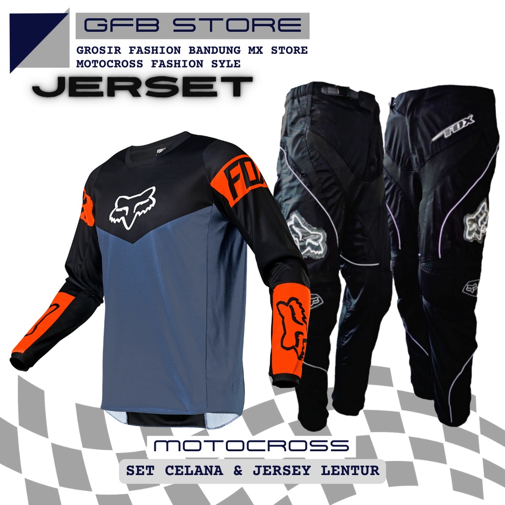 Jersey set pants motocross trail