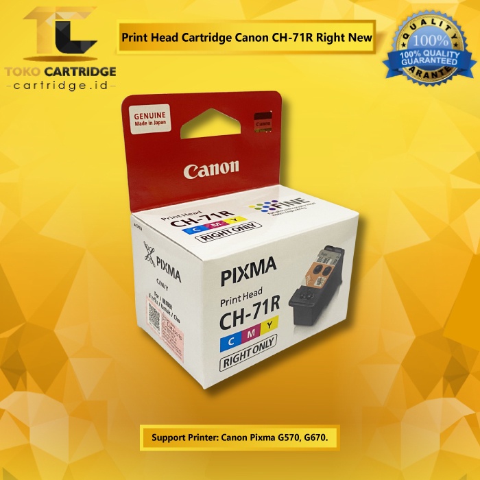 Head Catridge CH71L CH 71L CH-71L Lieft Refill Grey Black Red Printer G570 G670 Original