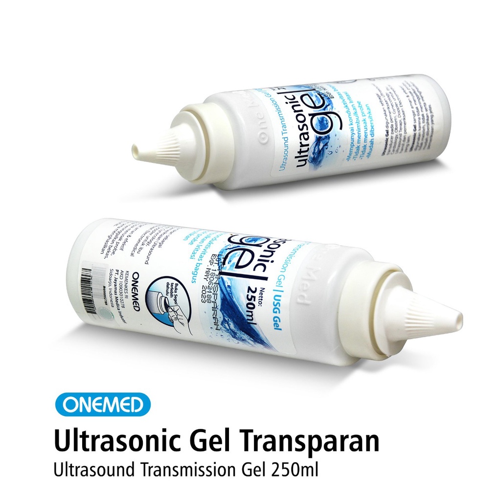 Ultrasonic Gel USG Gel 250ml Transparant OneMed