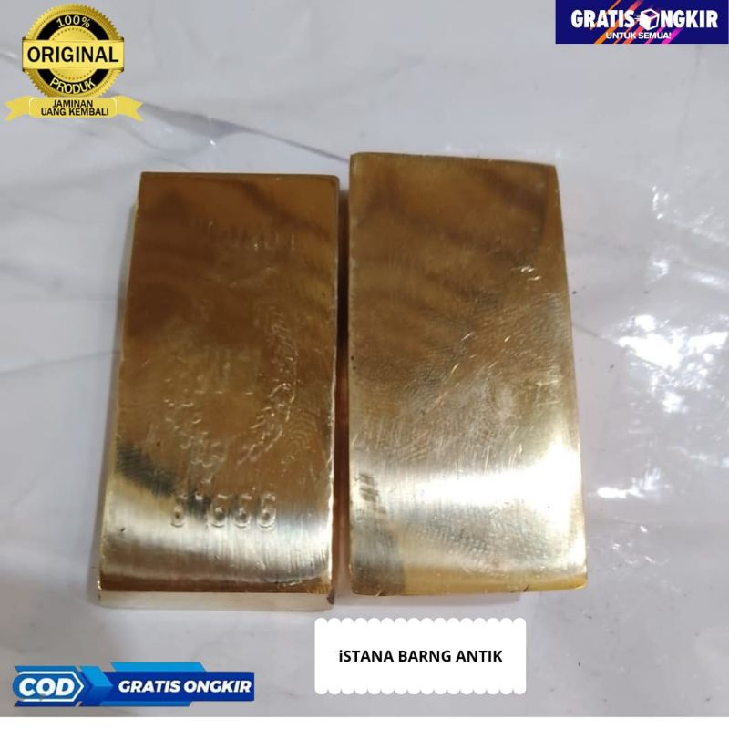 Barang antik lempengan kuningan sari padi kapas london