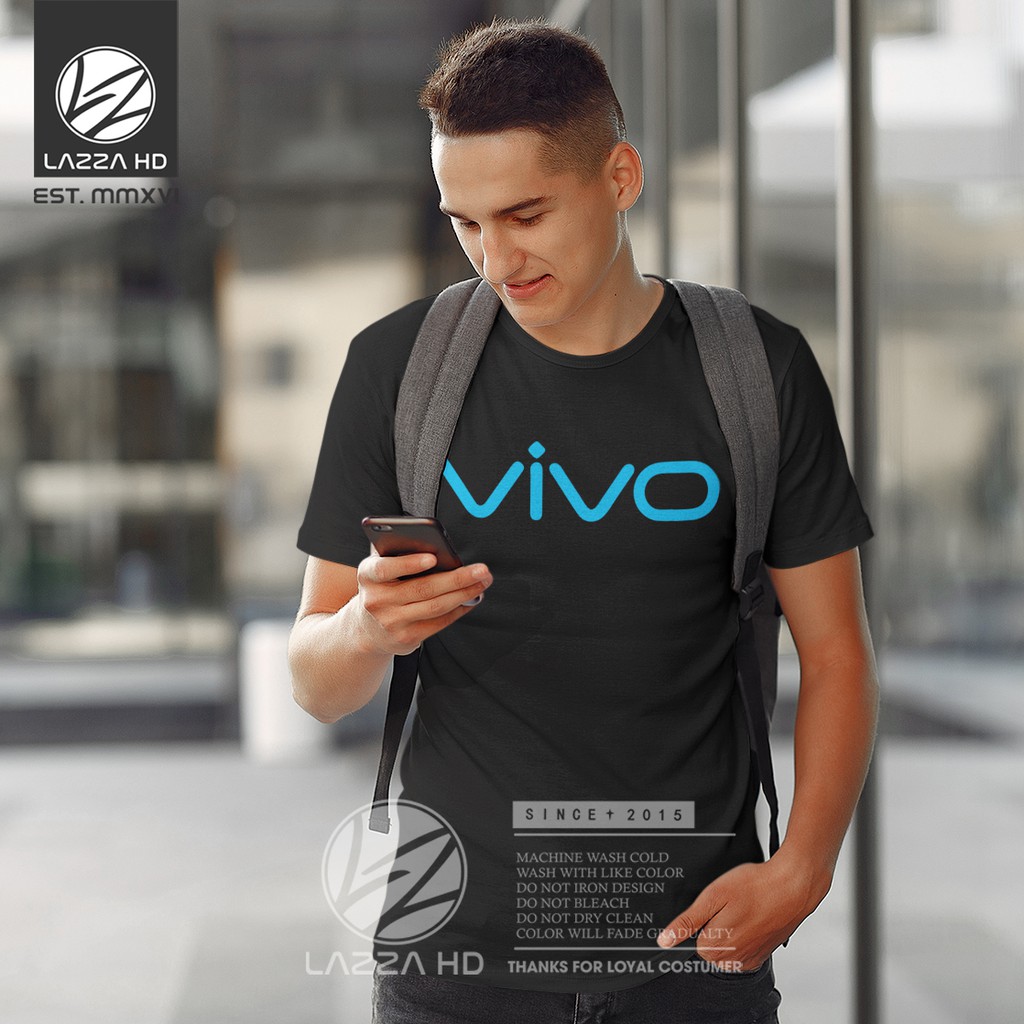 Kaos Baju VIVO SMARTPHONE LOGO GADGET TERBARU Distro Terlaris