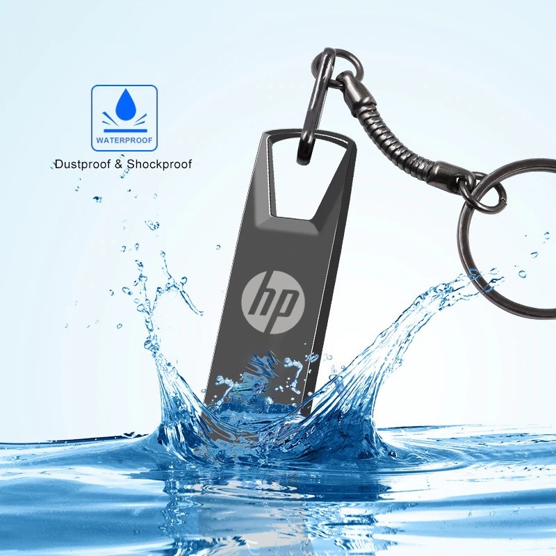 Hp Flashdisk USB High Speed Anti Air Bahan Metal Kapasitas 16gb / 32GB / 64GB / 128GB