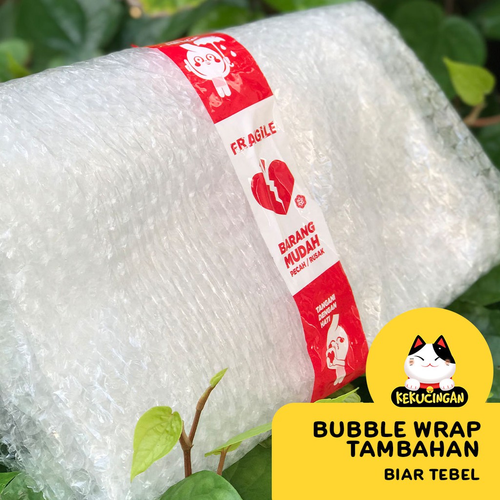 PLUS BUBBLE WRAP Sebagai TAMBAHAN PACKING Biar Makin TEBAL &amp; AMAN